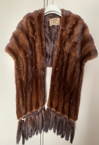 Stola visone vintage - stola,