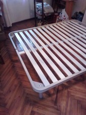 rete a doghe in faggio marca Dorsal modello Super colore grigio 160 x 190