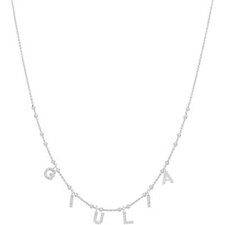 Collana Donna Gioiello Gioiapura Nominum Argento 925 Nome Giulia offerta trendy 