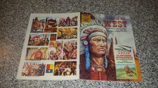 ALBUM LA STORIA DEL WEST PEA P.E.A. EDIS 1978 OTTIMO COMPLETO TIPO PANINI FLASH