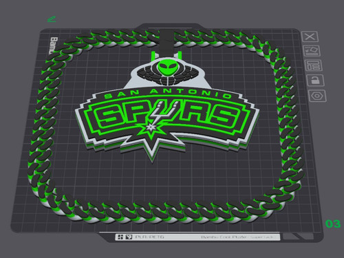 Collana ufo san antonio - san, spurs