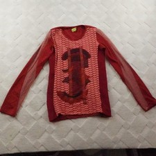 Maglia Save The Queen manica lunga maglia maglia manica Y2K geometrica