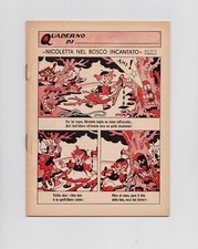 Antonio Rubino Quaderno N. 5 Serie "Nicoletta nel bosco Incantato". Anni 30.