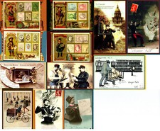 FILATELIA FRANCIA FOGLIETTI ERINNOFILI UFFICIALI LA POSTE