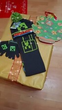 Completo minecraft sciarpa
