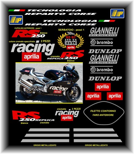 Kit adesivi moto aprilia - kit,