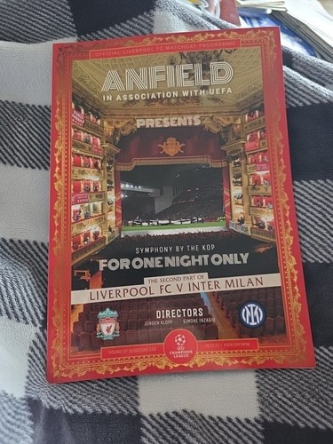Programma liverpool inter - liverpool,