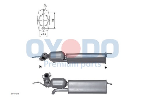 Catalizzatore oyodo adatto per - catalizzatore,