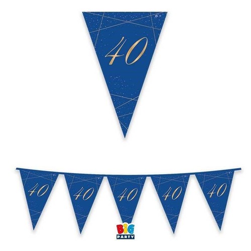 Festone cartone anni blu - in,