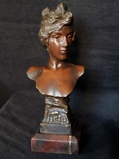 Emmanuel Villanis Busto Bronzo
