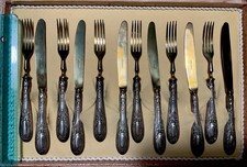 4 Set Posate d’ Argento Solingen Anno 1959