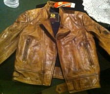 BELSTAFF Leathermaster jacket Brando giubbino pelle Biker perfecto burberry