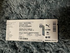 BIGLIETTO NATIONS LEAGUE ITALIA V ENGLAND INUTILIZZATO 23 SETTEMBRE 2022 A MILANO