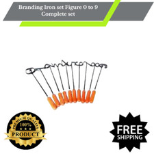 Set numeri ferro marca 0-9 set