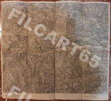 C7797 MAPPA MAP FINE 1800 SPECIALE MANOVRE TELATA PROVINCIA CUNEO SCALA 1/50000