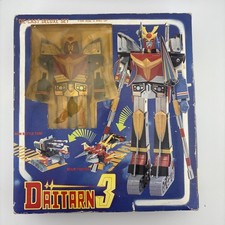 Set robot vintage Daitarn Deluxe 3 pressofusi anni 80 con scatola quasi completo