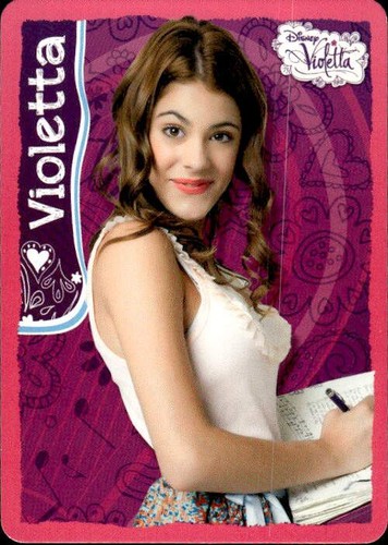Card violetta disney topps - card,