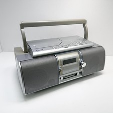 JVC Victor RC-L1MD-S Sistema Audio CD MD Cassetta FM AM Portatile Perfettamente Funzionante