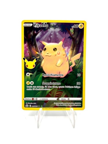 Carta pokemon pikachu - pikachu, e