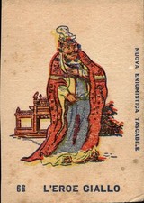 figurina Nuova Enigmistica tascabile # 66 L'EROE GIALLO