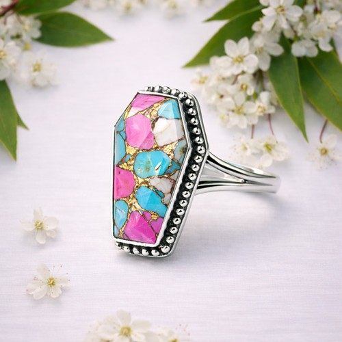 Anello donna cotone caramella