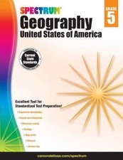 Spectrum Geography, Grade 5: United States of America Volume 95 by Spectrum