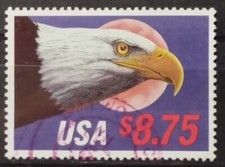 1988 U.S.A. America $8.75 Aquila-testa d'Aquila Bianca Usato (Awei111