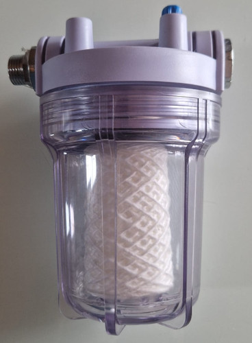 Filtro acqua per residui