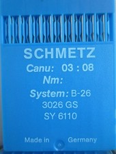 Aghi per macchina da cucire industriale SCHMETZ B 26 3026 GS RMx26 RIMOLDI,...