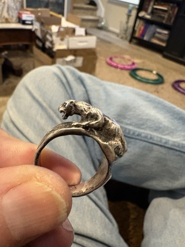 Anello uomo pantera - , 925
