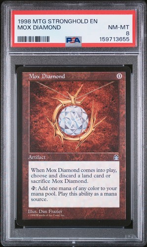 Mtg roccaforte mox diamond - mtg, psa