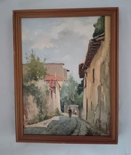Gianfranco Curandai ( Firenze 1938) dipinto olio su tela epoca XX secolo