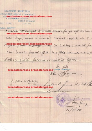 Documento storico borgo - documento,