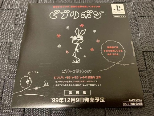 Sony ps1 vib ribbon non - sony,