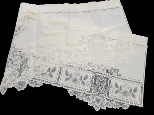 Tenda vintage valence bianco - tenda,