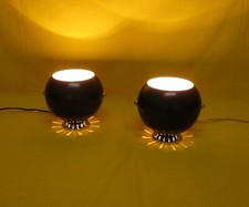 ✅ SPLENDIDA COPPIA LAMPADE ITALIAN DESIGN ANNI 60 TABLE LAMP VINTAGE - 2343