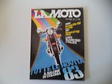 LA MOTO 11/1982 KAWASAKI GPZ 750/GT/GUZZI V65 V 65/HRD 80 CROSS/SALONE COLONIA