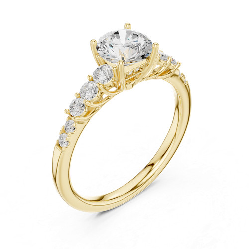 Anello fidanzamento fiore - anello,