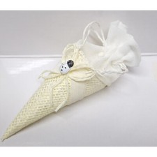 5 pz cono sacchetto bianco 15