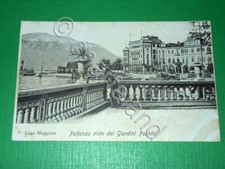 Cartolina Lago Maggiore - Pallanza vista dai Giardini Pubblici 1910 ca.