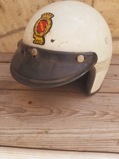 Casco Moto Vigile Vintage D'epoca