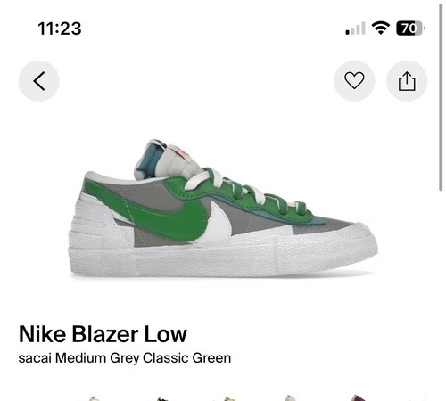 Blazer nike sacai basso - nike,