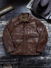 Giacca pelle bovina uomo pieno