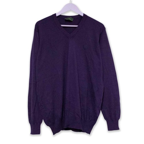 Maglione fred perry viola con - viola,