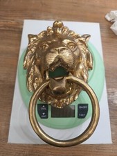 Battiporta Leone 004 Decorazione in Ottone