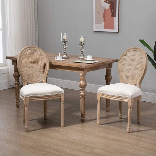 Set sedie vintage legno e - 2,