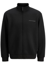 felpa uomo TAGLIE FORTI senza cappuccio con cerniera zip da 3xl a 8xl Jack Jones