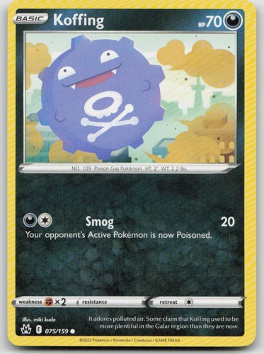 Koffing 075 159 common - koffing, crown