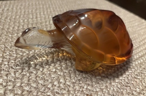 Lalique france amber crystal - lalique,