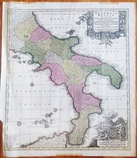 stampa antica Seutter 1729